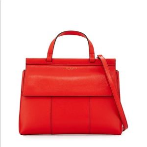 Tory Burch Red Block T Satchel